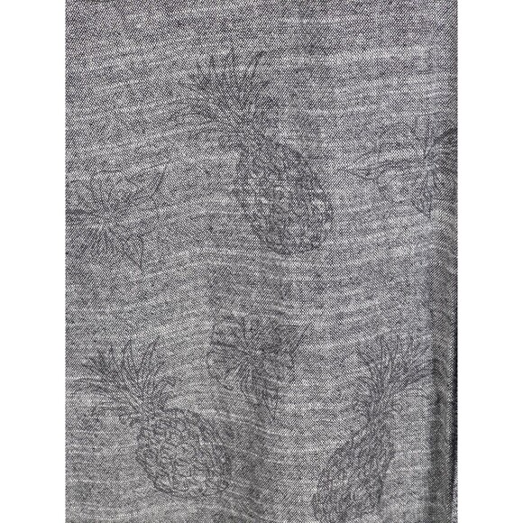 Hurley Size Men's XXL Gray Pineapple Stretch Short Sleeve Shirt - Picture 2 of 8